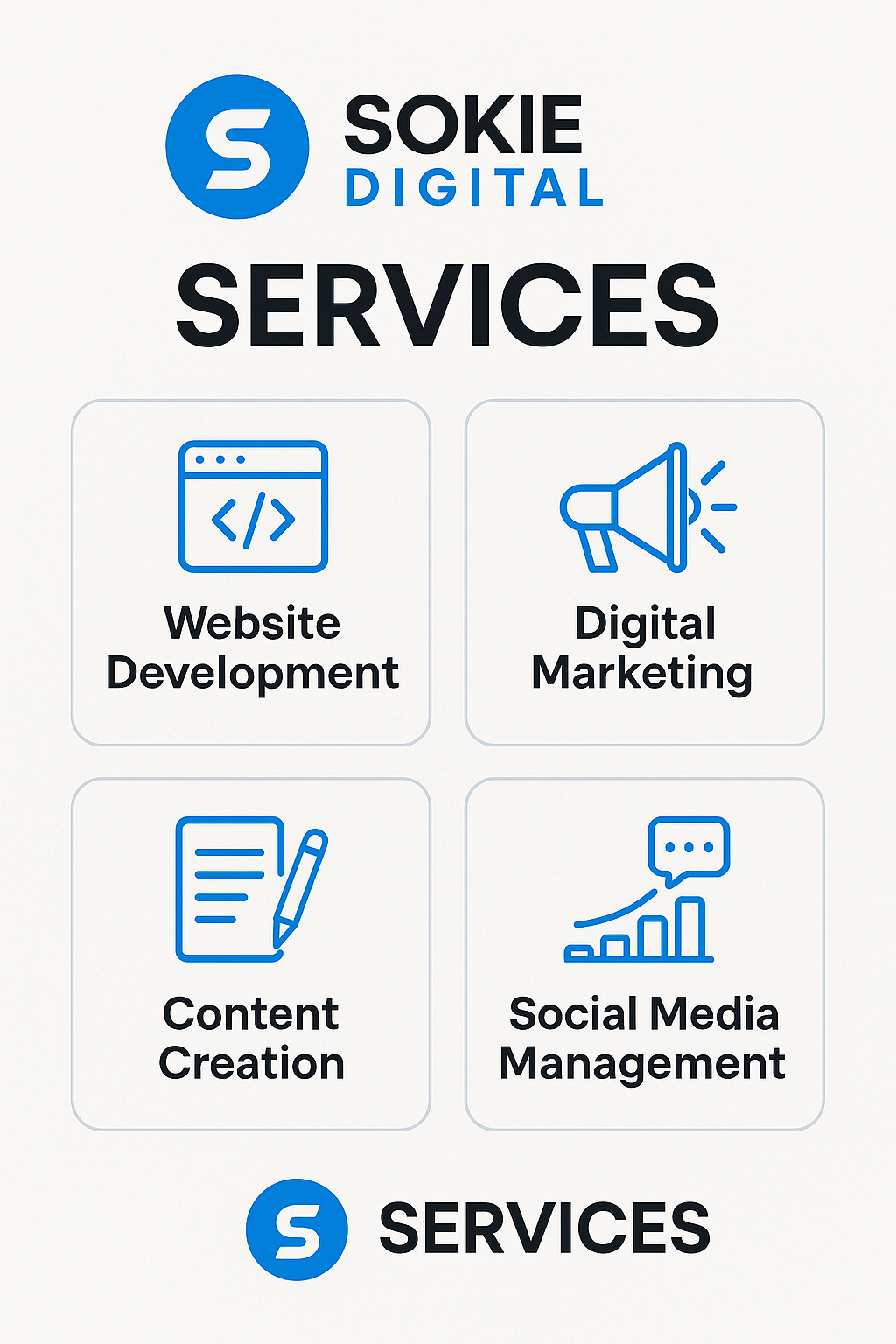 Digital marketing services for small businesses including SEO content and campaign planning