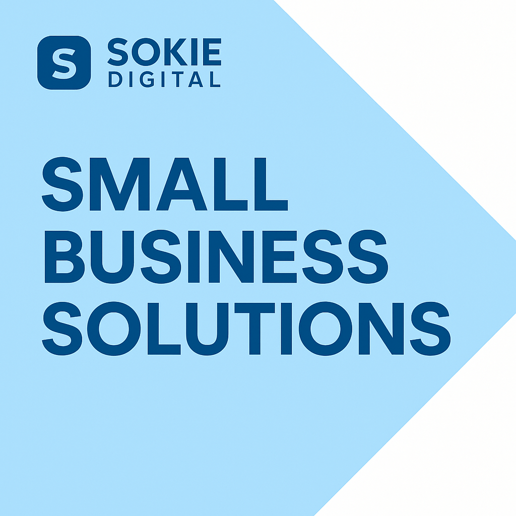 Small business website design and redesign concept by Sokie Digital